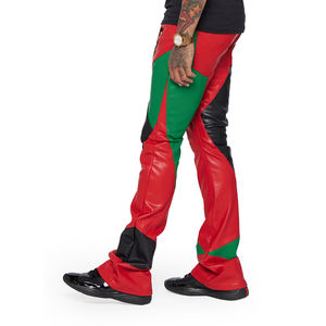 Pantalons en cuir pour hommes sur mesure en gros, style unique de haute qualité, confortables, décontractés, tissu doux et durable, directement de l'usine - Product Image 6