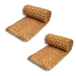 Tapis en fibre naturelle tissé à la main, antidérapant, écologique, en coco/palmier, le plus vendu, fabriqué artisanalement pour la sécurité des rives et la protection contre l'érosion des sols - Product Image 1