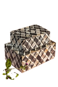 Caja de incrustaciones de hueso hecha a mano de lujo, artesanal de la India diseño personalizado, perfecto para organización de joyas y presentación de regalos - Product Image 6