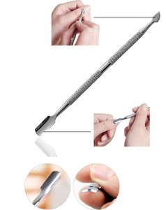 Pousse-cuticules de qualité supérieure pour salon professionnel et usage domestique, en acier inoxydable durable. - Product Image 4