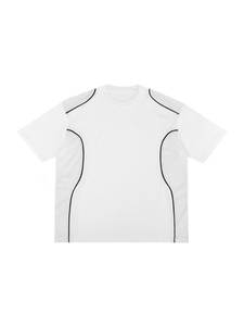 Camiseta de Manga Corta con Gráfico Frontal, Corte Regular, Tejido en EE. UU., 100% Algodón Orgánico, Estilo Urbano, Ecológica, Transpirable, OEM - Product Image 2