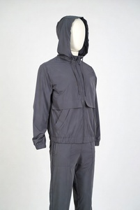 New Fashion Style Outdoor Men Hooded Solid Heavyweight Windbreaker <b>Tracksuit</b> for Cycling Running Windproof OEM Service - Product Image 5