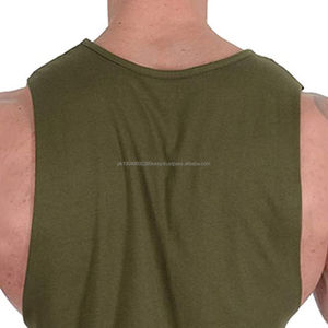 Singlet pour homme le plus vendu, personnalisé, léger, meilleur vêtement de sport, 100% coton, dernière arrivée, singlet de sport, fitness - Product Image 6