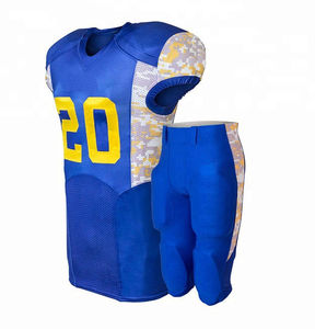 Ensemble de maillot et pantalon de football américain léger et respirant pour l'entraînement, les tournois et les professionnels - Product Image 1