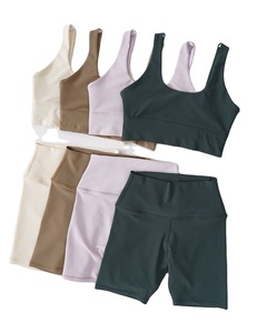 Conjunto Deportivo de 2 Piezas para Mujer, Leggings de Yoga Sin Costuras, Top Deportivo, Conjunto de Gimnasio 100% Algodón, Totalmente Personalizado - Product Image 2