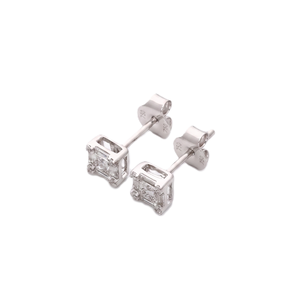 Pendientes de Diamantes Cultivados en Laboratorio con Corte Princesa, Color DEF, Claridad VS VVS, Oro Sólido de 10K, 14K, 18K, Certificados por IGI, Regalo de Aniversario, Joyería - Product Image 4