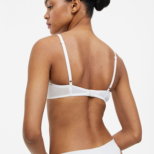 Culotte string ajustable sexy MHF pour femme, respirante, sans couture, taille mi-haute, transparente en maille avec dentelle - Product Image 3