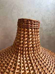 Handmade Custom Rattan Lampshade Open Weave Pendant <b>Light</b> Natural <b>Wicker</b> <b>Ceiling</b> Lamp for Boho Home Decoration - Product Image 3