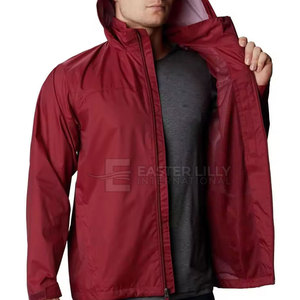 Veste coupe-vent sur mesure, veste coupe-vent de couleur unie, veste coupe-vent streetwear - Product Image 5