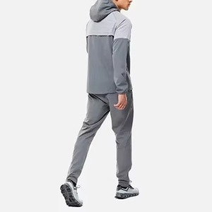 ชุดวอร์มผู้ชายสำหรับวิ่งกลางแจ้ง สตรีทแวร์ เสื้อกันลม ชุดเซ็ต ไซส์ใหญ่ ระบายอากาศได้ดี น้ำหนักเบา ผลิตจากผ้าโพลีเอสเตอร์/ไนลอน - Product Image 2