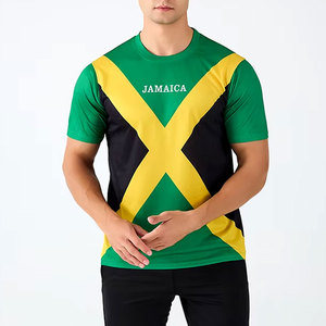 เสื้อฟุตบอลแบบสั่งทำพิเศษ ไซส์พลัส สำหรับทีม ผลิตจากโพลีเอสเตอร์ 100% ระบายอากาศได้ดี แห้งเร็ว คอวี แขนสั้น พิมพ์ลายแบบซับลิเมชั่น - Product Image 3