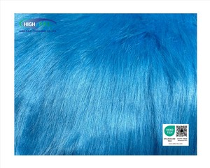 ผ้าขนสัตว์เทียมอะคริลิกโพลีเอสเตอร์สีน้ำเงินอาร์กติก ขนยาว 100 มม. คุณภาพสูงจากประเทศไทย - Product Image 6