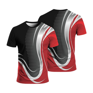 Customized Printing & Design Breathable Quick-Dry Eco-Friendly Knitted <b>100</b>% <b>Polyester</b> Short Sleeve O-Neck Men's Casual T-<b>Shirts</b> - Product Image 1