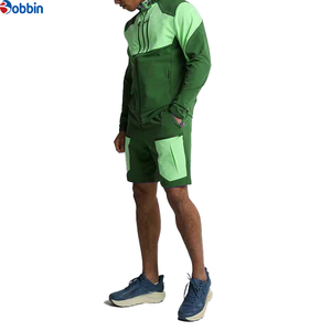 Conjuntos Deportivos Personalizados para Mujer y Hombre, Ropa de Entrenamiento, Chaqueta Cortavientos Personalizada, Conjunto de Verano con Pantalones Cortos y Sudadera con Capucha para Hombre, Venta al Por Mayor - Product Image 1