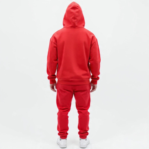 Conjunto Deportivo de 2 Piezas para Hombre, Talla Grande, Sudadera con Capucha y Pantalones Deportivos de Felpa de Algodón, Ropa Deportiva Urbana con Logotipo Personalizado - Product Image 3