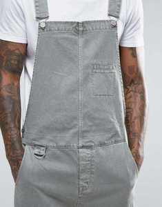 Salopette en jean personnalisée pour homme, coupe ajustée, bretelles réglables, séchage rapide, jean droit, 100% coton, style streetwear, vêtements de travail - Product Image 4