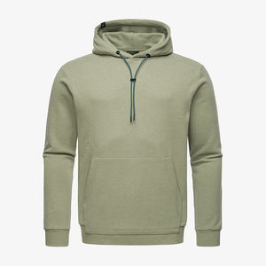 Sudadera con capucha de alta calidad para hombre, de algodón grueso y pesado, estilo francés, con hombros caídos, forro polar, sudadera térmica para hombre. - Product Image 4
