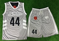 Seragam Basket Harga Terjangkau Set Merah Jersey Tanpa Lengan Celana Pendek Cetak Sublimasi Nomor 5 Pakaian Atletik Pria