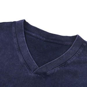 T-shirt à col rond pour homme, manches courtes, 100% coton jersey, coupe ample, anti-rétrécissement, logo personnalisé imprimé à l'écran, décontracté, vintage, 240 grammes - Product Image 3