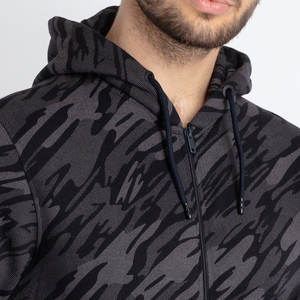 Sudadera con Capucha Ligera y Transpirable para Hombre, 100% Algodón, con Bolsillo con Cremallera en el Pecho, Capucha Ajustable, Estilo Urbano, para Invierno - Product Image 6