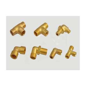 Conectores de Compresión de Latón Premium de Fácil Instalación, Conectores Forjados para Tuberías de Hierro Galvanizado NPT y Tuberías de Plástico PE - Product Image 2