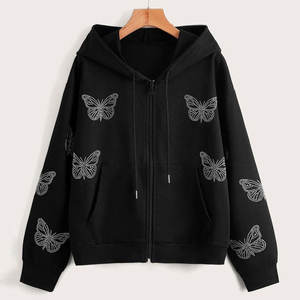 Fabricante de Pakistán, Sudaderas con Pedrería de Alta Calidad, Sudadera con Pedrería Más Vendida, Nuevo Diseño de Sudaderas con Pedrería - Product Image 1