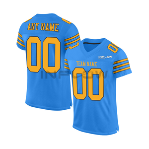 Uniforme de Fútbol Americano para Hombres, Mujeres y Jóvenes, Diseño Personalizado con Nombre y Número del Equipo, Transpirable para la Temporada de Verano - Product Image 4