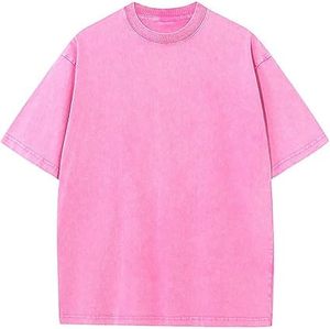 เสื้อยืดคอกลมผ้าฝ้าย 100% สีซีดแบบซันเฟด สำหรับผู้ชาย ทรงหลวม พิมพ์ลายตามสั่ง แห้งเร็ว เหมาะสำหรับออกกำลังกาย มีหลายสี เสื้อยืดดีไซน์ไม่ซ้ำใครสำหรับผู้ชาย - Product Image 5