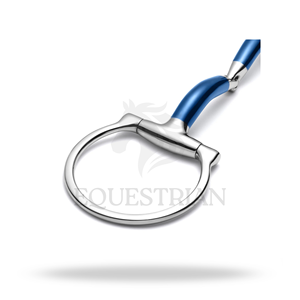 Mors à anneau en D simple en fer pour l'entraînement et le contrôle équestre - Product Image 4