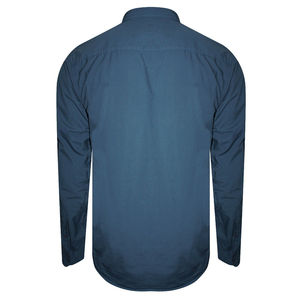 เสื้อเชิ้ตผู้ชายแขนยาวผ้าฝ้ายถักลายเดนิมดีไซน์ล่าสุด พร้อมโลโก้สั่งทำพิเศษ เป็นมิตรกับสิ่งแวดล้อมและระบายอากาศได้ดี - Product Image 2