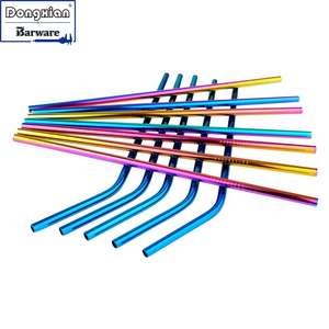 Pajitas Reutilizables de Acero Inoxidable Bold Blossom Bendy Loop, Ecológicas, Biodegradables, de Grado Alimenticio, 6mm X 215mm - Product Image 4