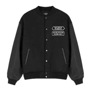 Custom Made Patch Embroidery Heat Transfer Print High Fashion Street Style <b>Summer</b> Stand <b>Bomber</b> <b>Jackets</b> Casual Wear Snap Button - Product Image 1