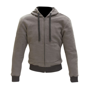 Men's Plus Size Full Sleeve Polyester <b>Hoodie</b> Breathable Summer All Seasons <b>Motorcycle</b> Wear Black with Mesh Back Design - Product Image 5