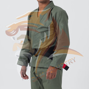 Professional High Quality 100% Cotton Jiu Jitsu Uniforms Custom Martial Arts Wear Jiu Jitsu Uniforms Set - Product Image 3