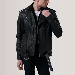Chaqueta de Cuero para Hombre de Alta Calidad, Personalizada, a la Moda, para Invierno, Nueva Llegada, con Material Cómodo, en Venta - Product Image 1