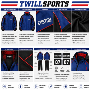 Chándal personalizado para hombre, uniforme para equipo de gestión, personal de club deportivo, ropa de trabajo corporativa para logística de empresas de envío, con cierre de cremallera - Product Image 6