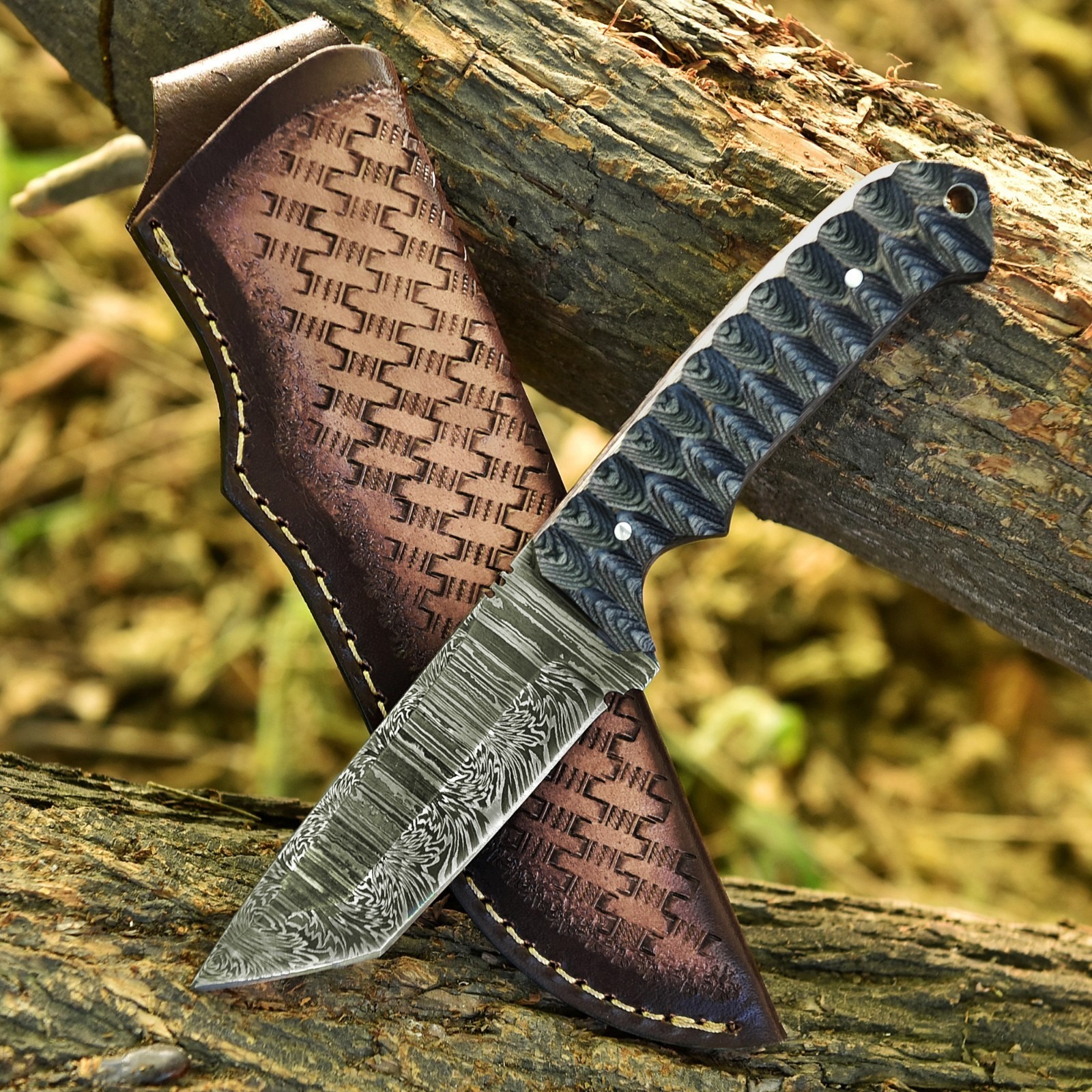 Grey & Black Wood