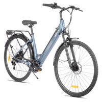 Vélo électrique de ville JOYKIE LAMASSU avec cadre en alliage d'aluminium, batterie au lithium 36V 10.4Ah, freins à disque hydrauliques, 7 vitesses (85% SKD)