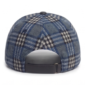Gorra de Béisbol a Cuadros Unisex, Estilo Casual, Primavera Otoño, Patrón a Cuadros, Algodón, Adulto - Product Image 2
