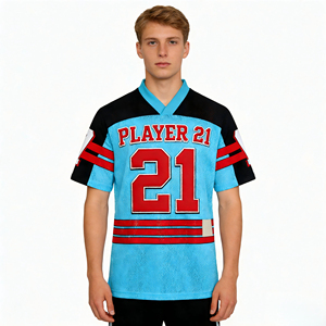 Camiseta de Fútbol Personalizada 2026, Talla Grande, 100% Poliéster, Estilo Moderno, Impresión Láser, Corte Cuadrado, para Adultos, Servicio OEM de Verano - Product Image 3