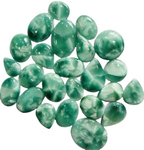 หินแจสเปอร์แบบไม่ผ่านการบำบัด100% เกรด AAA + พลอยอัญมณีหลวมสำหรับทำเครื่องประดับอัญมณีเฮมิมอร์ฟิทธรรมชาติ - Product Image 3