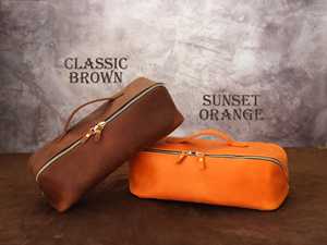 Premium Genuine Leather Toiletry Bag <b>Mens</b> Dopp <b>Kit</b> Travel Wash Bag <b>Shaving</b> <b>Kit</b> Organizer Bulk Custom Brand TYG-0245 - Product Image 3