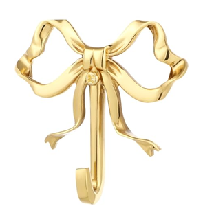 Brass <b>Hook</b> Hanger and Bag Hanger Bowknot Shape Crafts <b>Towel</b> <b>Hooks</b> Toilet Hotel Cloth Holder <b>Hook</b> - Product Image 1