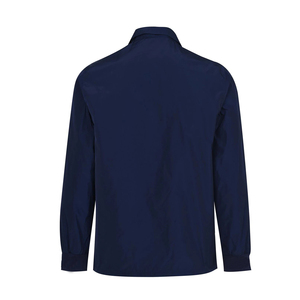 OEM Custom logo Mens <b>Coach</b> Jacket Classic Windbreaker Relaxed Fit Snaps Blank Coat Lapel Collar Plain <b>Coach</b> Jackets Windbreakers - Product Image 2