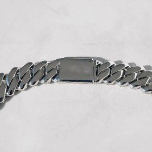 <b>Iced</b> <b>Out</b> Cuban Link <b>Chain</b> 925 Sterling Silver VVS Moissanite Diamond Hip Hop Necklace Luxury Miami Cuban <b>Chain</b> - Product Image 3