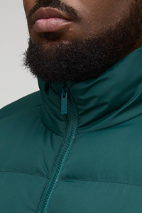 Chaquetas de Invierno para Hombre con Logotipo Personalizado OEM, Chaqueta Acolchada de Lona Impermeable, Transpirable, Resistente al Viento y Antibacteriana, a la Moda - Product Image 3