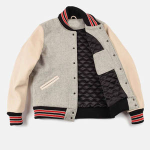 New Design 2026 Custom Patches Embroidery Base Ball <b>Jacket</b> for Men and Women High Quality Genuine <b>Leather</b> Sleeves College Wear - Product Image 5