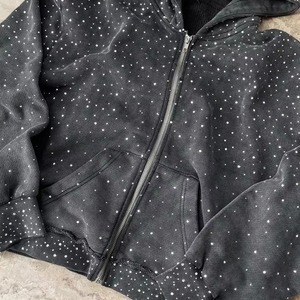 Sudadera con Capucha de Invierno 2026, Diseño Personalizado, Corte Regular, Estilo Casual, con Pedrería, para Hombre, Servicio OEM - Product Image 6