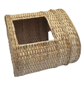 Cama Ecológica para Mascotas de Mimbre Ovalada Tejida a Mano para Gatos y Perros - Product Image 2