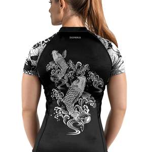 <b>Women</b> HALF Sleeve Rashguard Durable <b>Compression</b> Base Layer Quick Dry Training Wear - Product Image 5